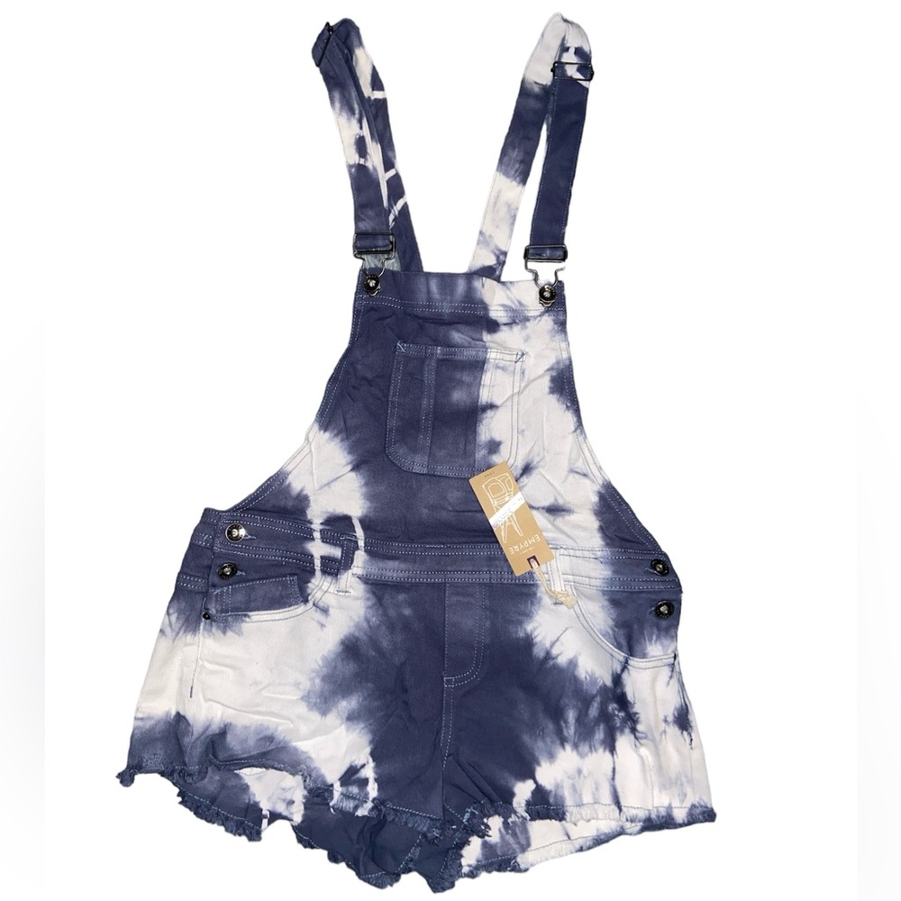New EMPYRE Tie Dye Boyfriend Overalls
